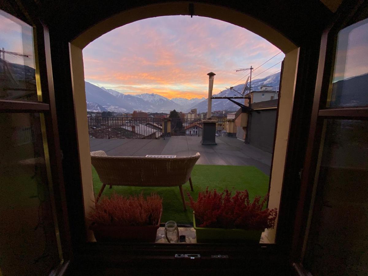 Mansarda Del Sole, Nel Cuore Di Aosta Buitenkant foto